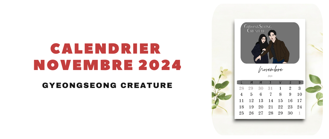 Calendrier Novembre 2024 - Gyeongseong Creature