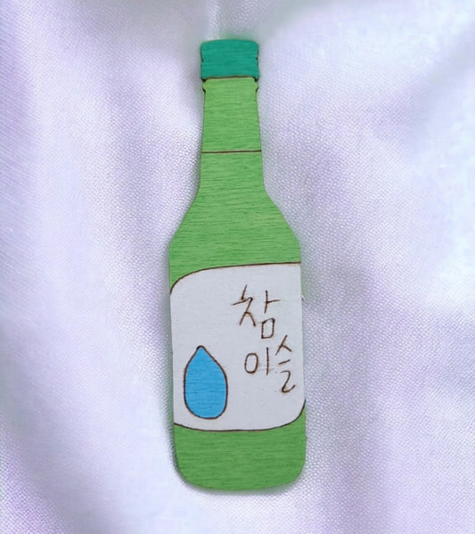 Magnet bouteille soju